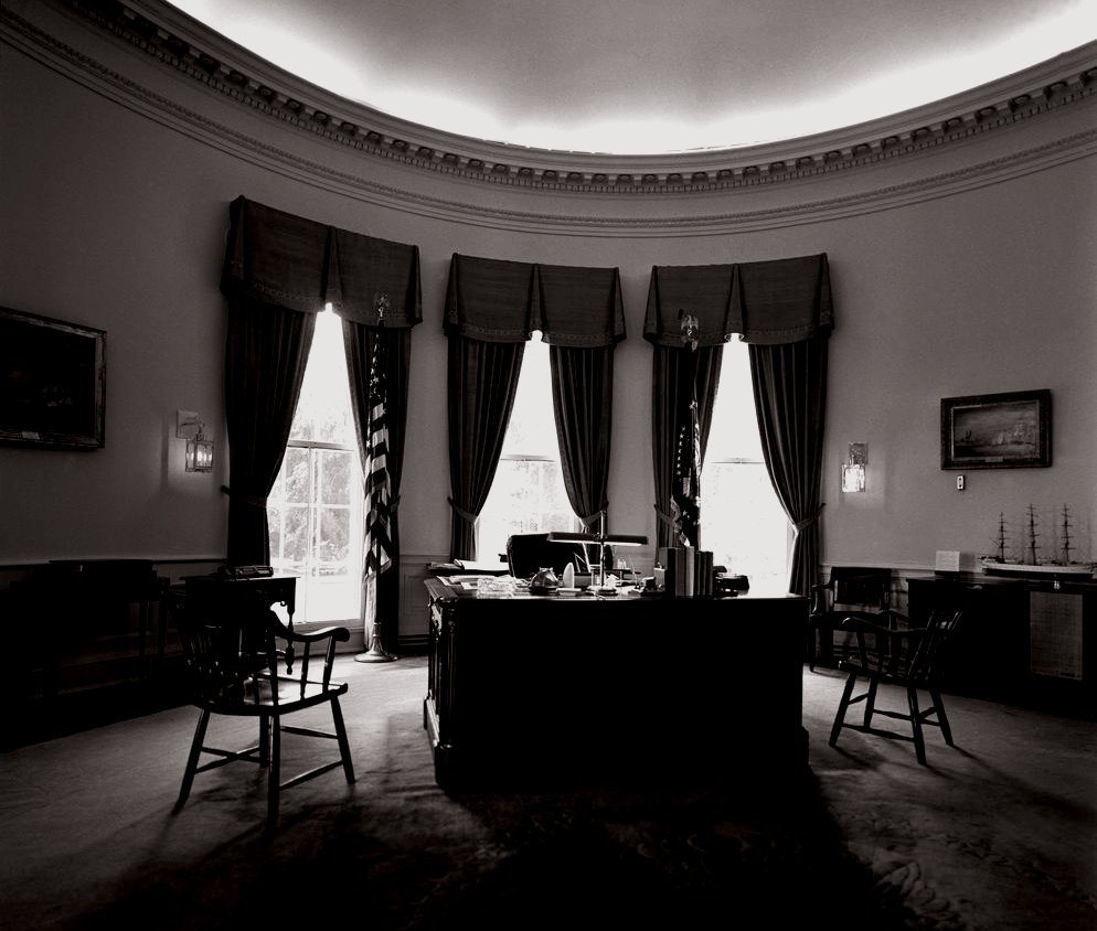 The Oval Office of the White House. Photo by Cecil Stoughton. Courtesy of the John F. Kennedy Presidential Library and Museum.