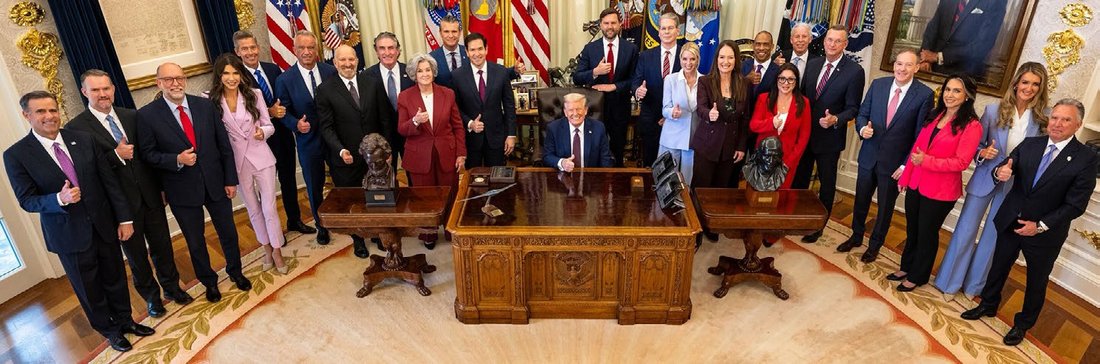 President Donald J. Trump’s Cabinet, 2025.