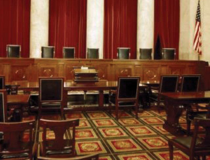 Courtroom of the Supreme Court of the United States.