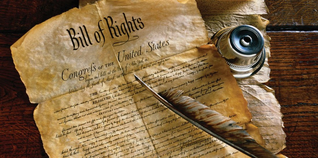 The Bill of Rights to the U.S. Constitution.