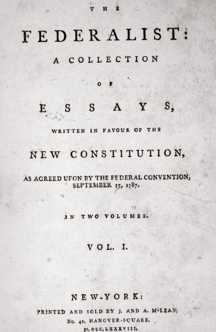 The Federalist Papers supported passing the U.S. Constitution.
