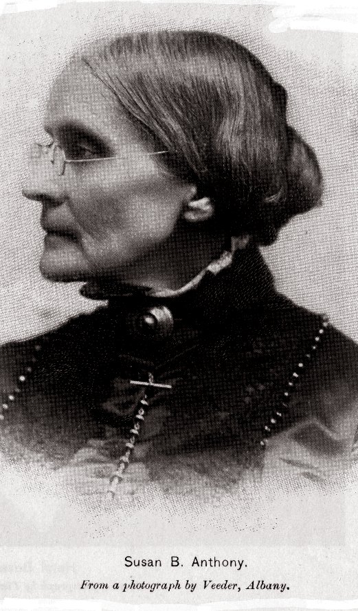 Susan B. Anthony. Courtesy of the Library of Congress.