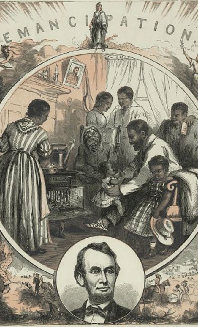“Emancipation,” by Thomas Nast. Courtesy of the Library of Congress