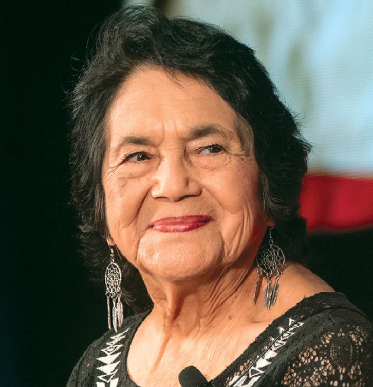 Dolores Huerta, civil rights leader.