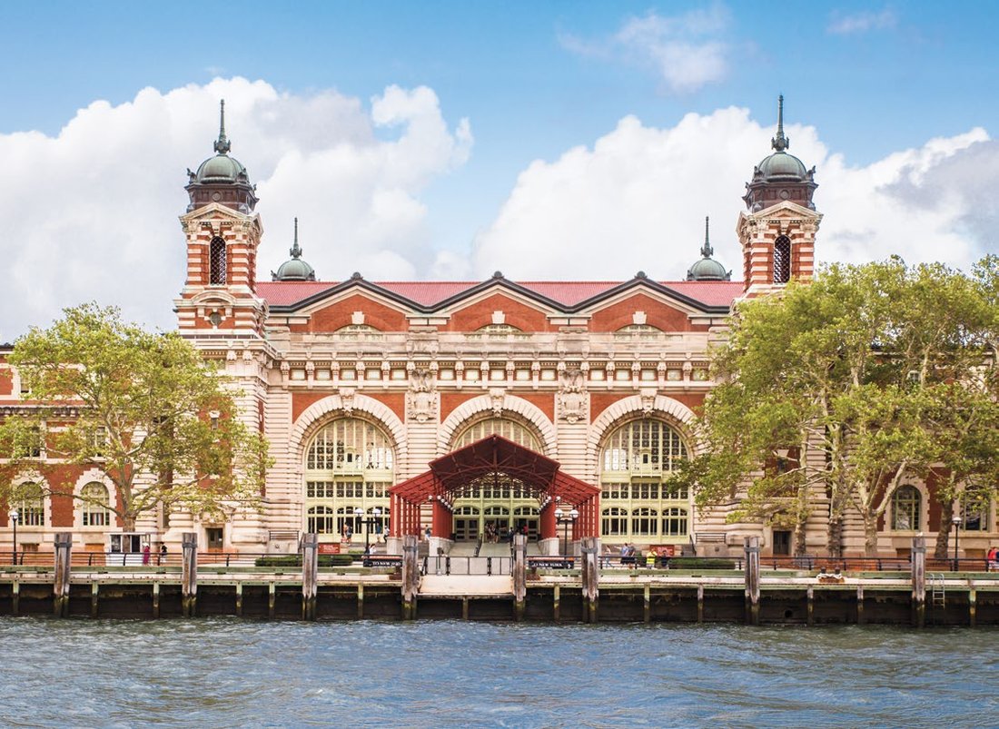 Immigration station at Ellis Island.